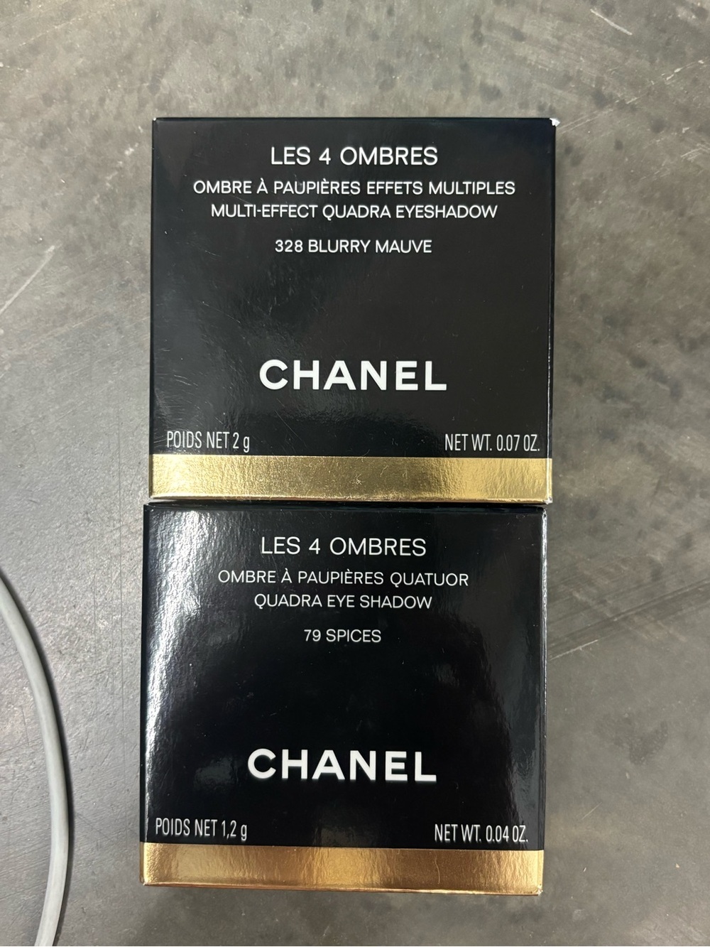 Chanel Les 4 Ombres Quadra Eyeshadow -set of 2 , new - Picture 2 of 4